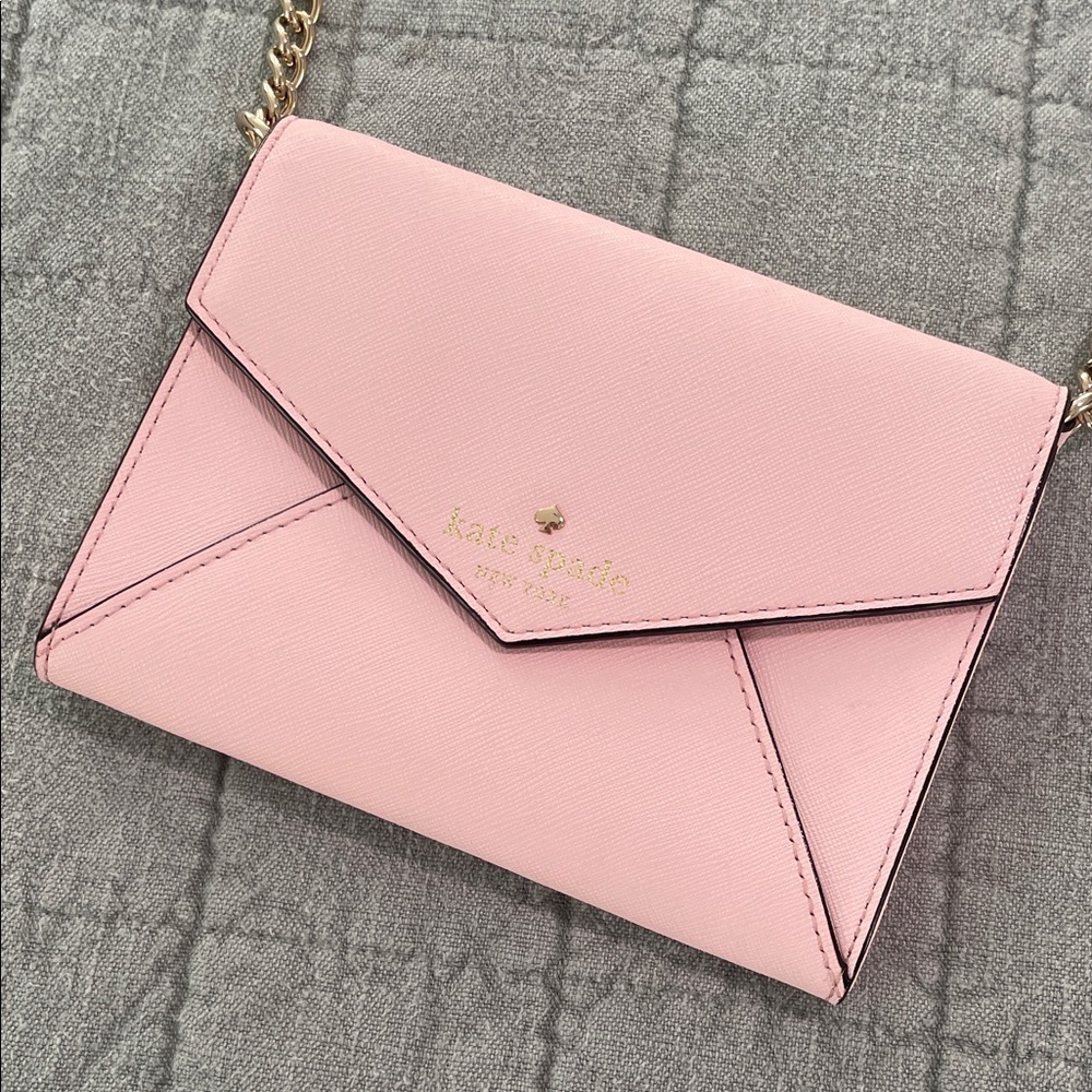 Kate Spade Pink Envelope Crossbody Bag - Picture 2 of 7